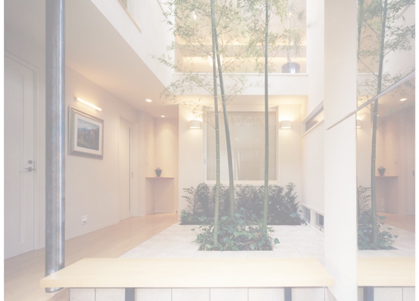 30坪に満たない狭小住宅でも優雅に楽しめる中庭プラン S邸