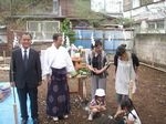 地鎮祭の様子